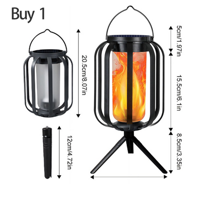 🏮 50% de desconto agora! ☀️ Lanterna Solar com Efeito de Chama Oscilante – À prova d'água e automática – Luz quente realista, perfeita para pátios, jardins ou caminhos – sem necessidade de cabos 🌙