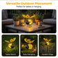 🌙🍃50% DE DESCONTO POR TEMPO LIMITADO! Luminária solar suspensa em forma de abelha – Brilho âmbar aconchegante, sem cintilação, perfeita para festas no jardim, acampamentos ou quartos infantis – Espalhe alegria dia e noite 🌞🌜