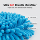 🧹 Recargas de Chenille para Mopa Giratória – Almofadas de Microfibra Ultra-absorventes | Uso Seco e Húmido | Laváveis à Máquina | Compatíveis com a Maioria dos Mops Giratórios ✨
