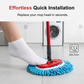 🧹 Recargas de Chenille para Mopa Giratória – Almofadas de Microfibra Ultra-absorventes | Uso Seco e Húmido | Laváveis à Máquina | Compatíveis com a Maioria dos Mops Giratórios ✨