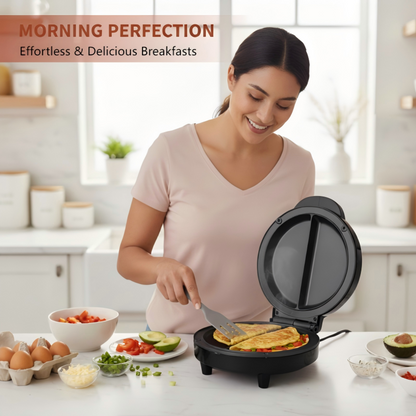 🍳 50% DESCONTO AGORA! 🔥 Chapa Elétrica Multifunções Antiaderente para Pequeno-Almoço – Superfície antiaderente, aquecimento uniforme e versatilidade na preparação – Perfeita para panquecas, ovos e pequenos-almoços completos 🥞