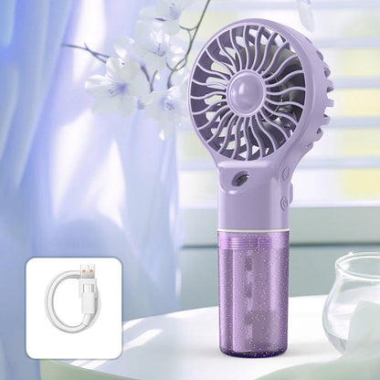 🏖️Promoção Refrescante de Verão: 50% de desconto em tudo! ❄️Ventilador Portátil com Névoa Refrescante💦
