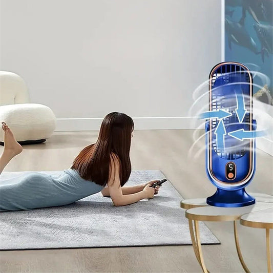 🔥🔥Ventilador de mesa portátil com 5 velocidades de vento