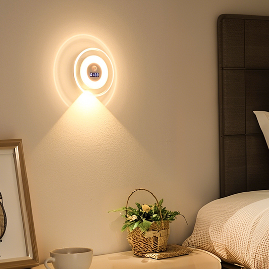 ⌛Oferta por tempo limitado - Relógio de LED inteligente com luz noturna e sensor de movimento