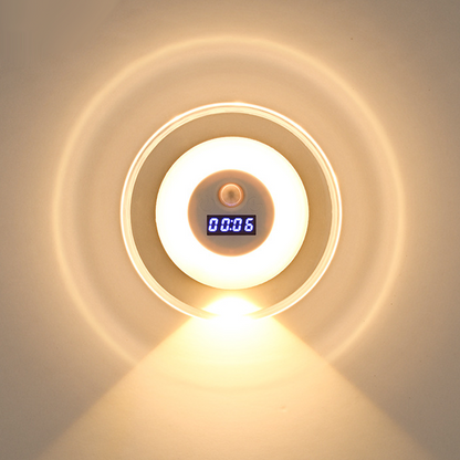 ⌛Oferta por tempo limitado - Relógio de LED inteligente com luz noturna e sensor de movimento