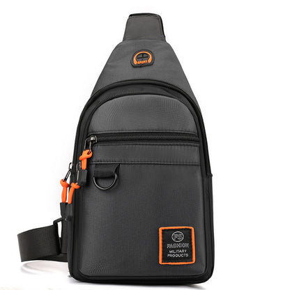 🎒 OFERTA POR TEMPO LIMITADO: 50% DE DESCONTO! ✨ Bolsa transversal impermeável com vários bolsos – Armazenamento organizado, alça ajustável, entrada para fone de ouvido 🌧️