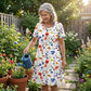 🌸👗Vestido feminino casual com estampa floral