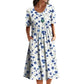 🌸👗Vestido feminino casual com estampa floral