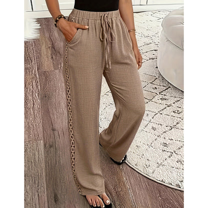 ⌛Oferta por tempo limitado - Calça feminina casual de corte reto
