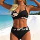 🌸 50% DESCONTO AGORA! 🌸 Conjunto de biquíni push-up de duas peças para mulher