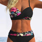 🌸 50% DESCONTO AGORA! 🌸 Conjunto de biquíni push-up de duas peças para mulher