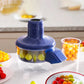 🍇Descascador automático sem fio para frutas e legumes | 5 lâminas + operação com um toque + ideal para uvas e alho✨