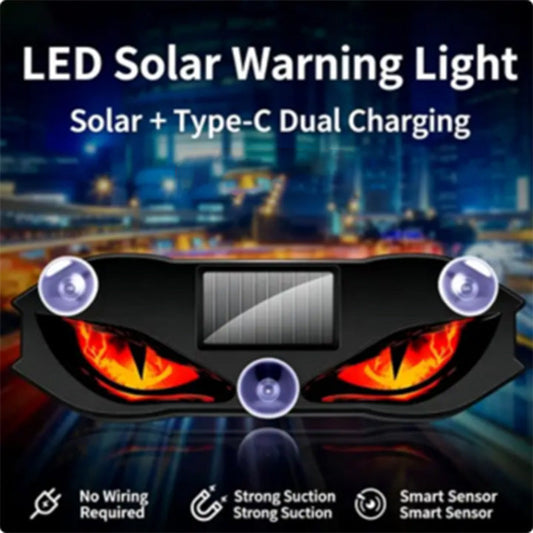 🚗🔆 Luz de advertência LED para carro com energia solar – 50% de desconto! Alimentada por energia solar, resistente às intempéries, ativação automática ao anoitecer – para mais segurança na estrada. 🔥🛡️