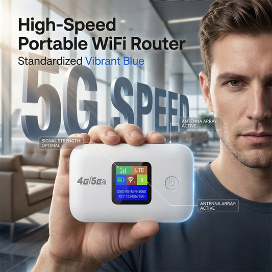 🔥Promoção Imperdível: 50% de desconto🔥Desfrute da liberdade do 5G! Roteador Wi-Fi móvel LTE portátil ✨