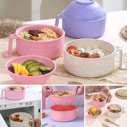 🎁Compre um e leve outro grátis🔥Tigela de Ramen para Micro-ondas