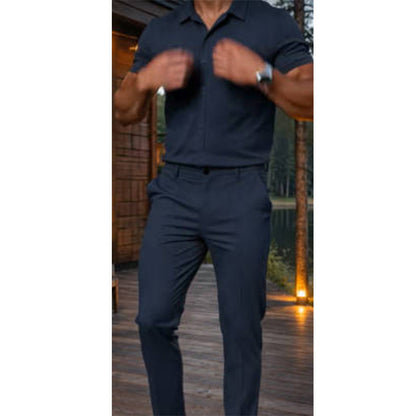 🎁Novidades de 2026 com 50% de desconto💥Conjunto de homem de duas peças, leve e casual