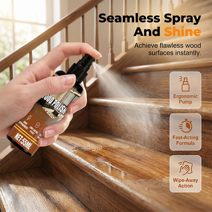 🥳PROMOÇÃO IMPERDÍVEL DE 2026🥳💞MAIS DE 50 MIL UNIDADES VENDIDAS!🌲🧴 50% DE DESCONTO! Spray Removedor de Mofo para Madeira – Remove instantaneamente manchas profundas e fungos. Seguro para todos os acabamentos. Restaura os veios naturais da madeira. 💪✨