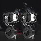 🏍️💡 Farol LED de feixe duplo – brilhante, à prova de água, compatível com veículos de 12 a 80V!