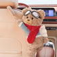 🥳PROMOÇÃO IMPERDÍVEL DE 2026🥳💞MAIS DE 50 MIL VENDIDOS!⏳✨Porta-lenços de pelúcia de urso adorável para carro