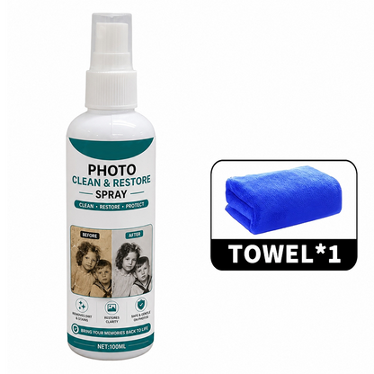 🖼️Desconto de 50% no último dia 🧴 ✨Spray de limpeza e restauração de fotos