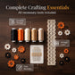 💀🧵 Kit de artesanato Noiva Esqueleto – completo, detalhado, perfeito para decoração de Halloween!
