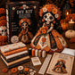 💀🧵 Kit de artesanato Noiva Esqueleto – completo, detalhado, perfeito para decoração de Halloween!