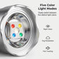 Farol de LED de 5 cores com sensor de movimento