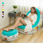 🥳💞 Mais de 50 mil vendidos! 🛋️🎁 50% de desconto! Poltrona insuflável com puff e bomba elétrica – PVC com toque aveludado, suporta 150 kg, pronta em 2 minutos! Relaxe com conforto! ✨💪