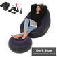 🥳💞 Mais de 50 mil vendidos! 🛋️🎁 50% de desconto! Poltrona insuflável com puff e bomba elétrica – PVC com toque aveludado, suporta 150 kg, pronta em 2 minutos! Relaxe com conforto! ✨💪