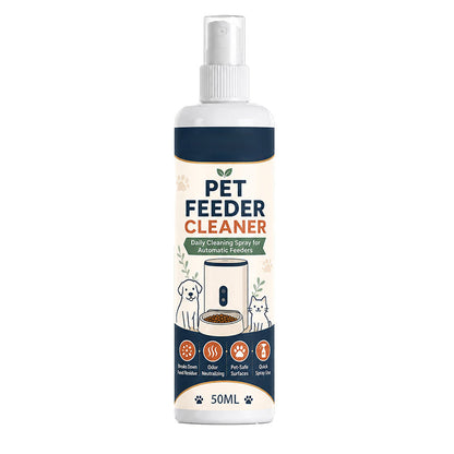 🔥🔥Spray de limpeza para comedouros de animais de estimação com toalha de limpeza.