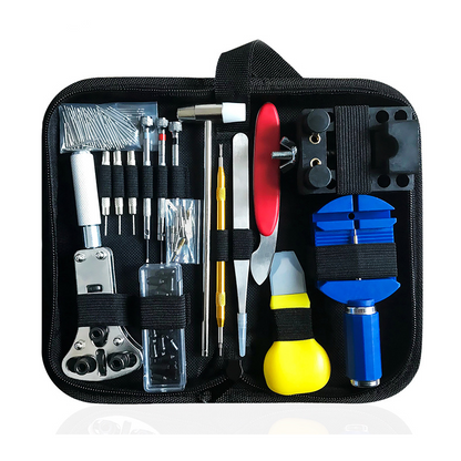 📢📢50% DESCONTO!! ⏰ Kit completo de reparação de relógios com 72 peças ⌚ Tudo o que precisa para reparar, ajustar e revitalizar o seu relógio – tudo numa única caixa ✨