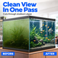 🔥 50% DESCONTO AGORA 🐠 Produto de Limpeza Magnético de Vidro para Aquário – Raspador Flutuante de Algas de Dupla Face – Limpe Sem Esforço Por Dentro e Por Fora Sem Molhar as Mãos ✨