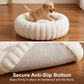Cama redonda ultramacia e calmante para cães e gatos 🐾 Aconchegue-se, relaxe – um abraço aconchegante em forma de cama ✨