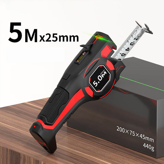 🔥Fita métrica 2 em 1 com guia laser