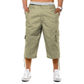 👖🔧 OFERTA POR TEMPO LIMITADO: 50% DESCONTO! 🛠️Calça Capri para Homem com Vários Bolsos – 5 bolsos utilitários e tecido resistente – Leve tudo, para qualquer lugar.