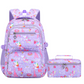 Mochila escolar fofa para mulher com vários bolsos