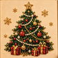 🎨💎Kit de Pintura de Natal com Pérolas e Strass