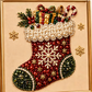 🎨💎Kit de Pintura de Natal com Pérolas e Strass