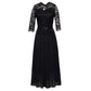 🌸😌 POR TEMPO LIMITADO, 50% DE DESCONTO! 👚Vestido Maxi Elegante para Mulher com Corpete de Renda