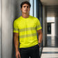 🚧💡 POR TEMPO LIMITADO, 50% DE DESCONTO! 🦺T-shirt de segurança refletora de alta visibilidade – Excelente visibilidade e proteção a 360°.