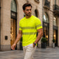 🚧💡 POR TEMPO LIMITADO, 50% DE DESCONTO! 🦺T-shirt de segurança refletora de alta visibilidade – Excelente visibilidade e proteção a 360°.