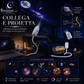 🌌 50% DESCONTO AGORA! 💫 Candeeiro USB com projeção de céu estrelado – 13 discos de filme intercambiáveis e haste flexível – perfeito para o quarto ✨