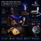 🌌 50% DESCONTO AGORA! 💫 Candeeiro USB com projeção de céu estrelado – 13 discos de filme intercambiáveis e haste flexível – perfeito para o quarto ✨