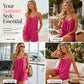👗☀️ Macacão de verão feminino sem costas – Tecido leve, alças ajustáveis e corte solto ✨
