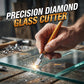 Professional Diamond Glass Cutter with Alloy Handle Roller Wheel