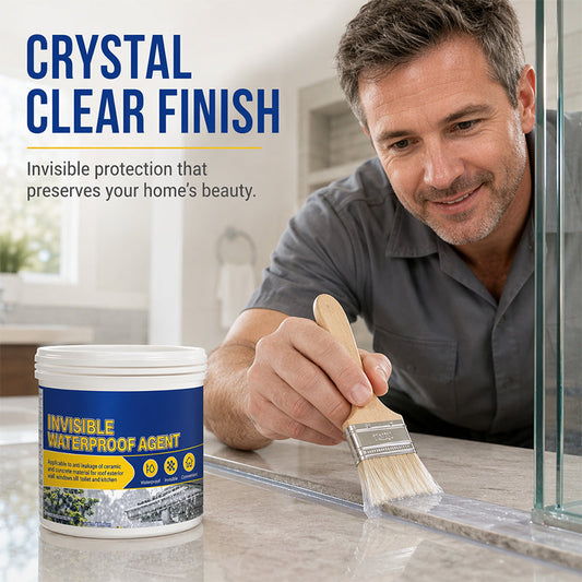 🥳Sucesso de Vendas de 2026🥳💞 Mais de 50.000 unidades vendidas! 💧🛡️ 50% de desconto! Selante Impermeabilizante Invisível – Cristalino, completamente invisível em azulejos, mármore e madeira após secagem ✨🏠