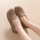 ⏳⏳Sapatos de senhora respiráveis de malha Fly-Knit sem atacadores