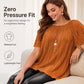 ✨✨Blusa Plus Size Plissada que Realça a Silhueta