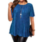 ✨✨Blusa Plus Size Plissada que Realça a Silhueta