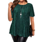 ✨✨Blusa Plus Size Plissada que Realça a Silhueta